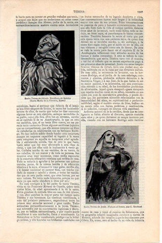 LAMINA V08352: Santa Teresa en extasis, por Bernini