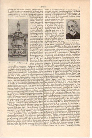 LAMINA V08399: Monumento a Guell, Barcelona
