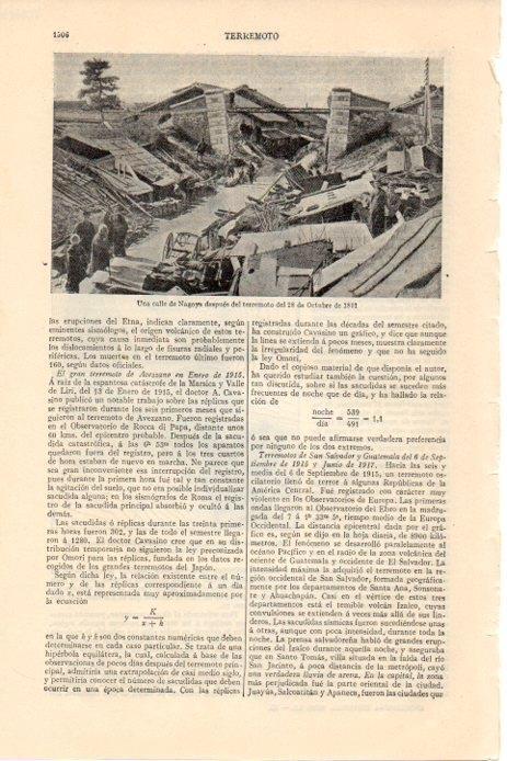 LAMINA V08383: Calle de Nagoya despues del terrremoto de 1891