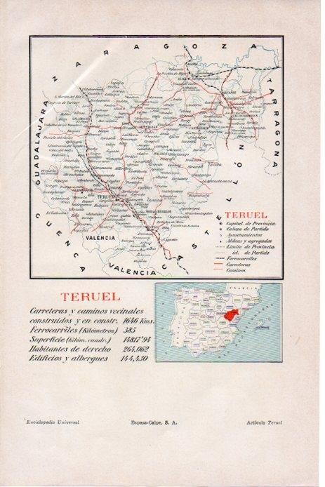 LAMINA V08386: Mapa de Teruel