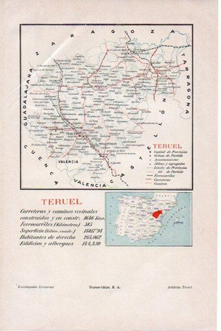 LAMINA V08386: Mapa de Teruel