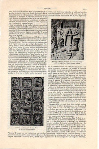 LAMINA V08338: Fragmento de un paliotto en Teramo