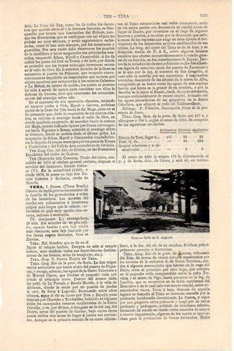 LAMINA V08336: Calle de Tera, Soria