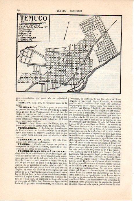 LAMINA V08294: Plano de Temuco