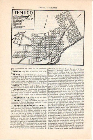 LAMINA V08294: Plano de Temuco