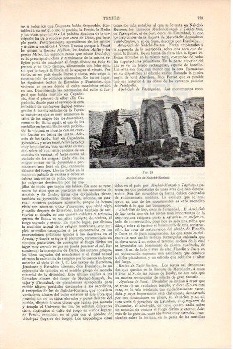 LAMINA V08271: Atech Gah de Nakche Rustem, Iran