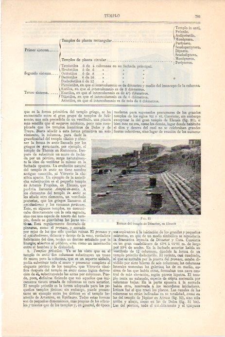 LAMINA V08272: Templo de Demeter en Eleusis