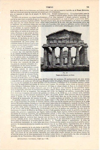 LAMINA V08274: Templo de Demeter en Pesto
