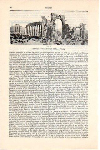 LAMINA V08277: Templo del Sol en Palmira, Siria