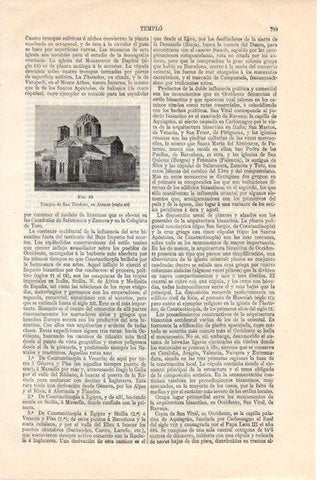 LAMINA V08280: Templo de San Teodoro, Atenas 
