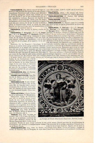 LAMINA V08328: La Teologia, por Rafael