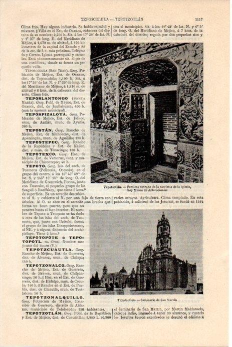 LAMINA V08334: Seminario de San Martin en Tepotzotlan