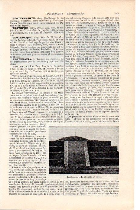 LAMINA V08313: Piramide del Viento en Teotihuacan