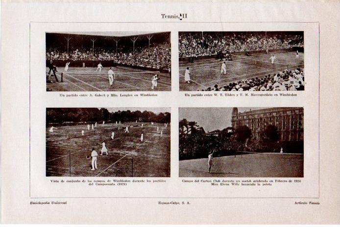 LAMINA V08316: Pistas de tenis en Wimbledon