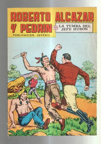 Roberto Alcazar y Pedrin color, numero 063: la tumba del jefe Huron