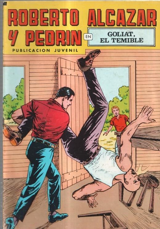 Roberto Alcazar y Pedrin color, numero 180: Goliat el temible