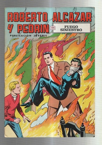 Roberto Alcazar y Pedrin color, numero 050: Fuego siniestro