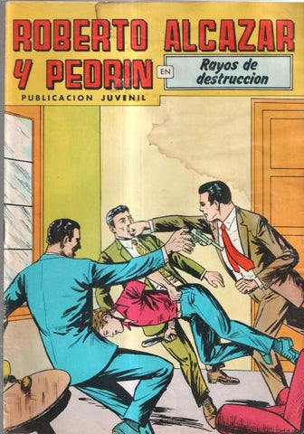 Roberto Alcazar y Pedrin color, numero 227: Rayos de destruccion