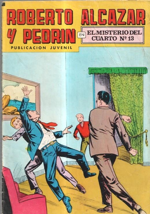 Roberto Alcazar y Pedrin color, numero 178: el misterio del cuarto nº 13 (numerado 1 en trasera)