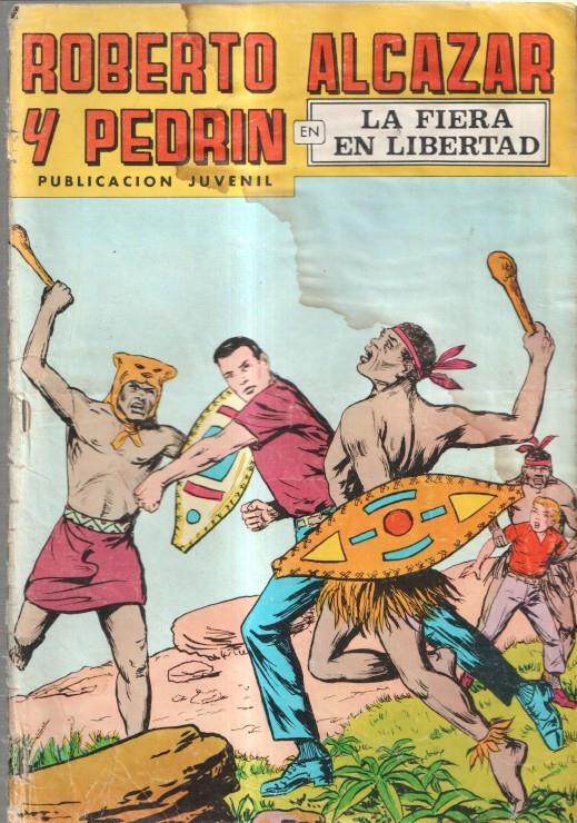 Roberto Alcazar y Pedrin color, numero 168: la fiera en liberta