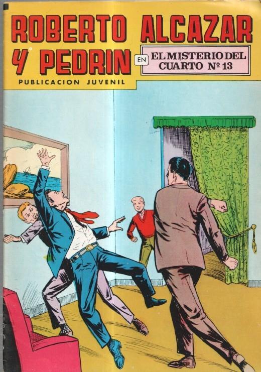 Roberto Alcazar y Pedrin color, numero 178: el misterio del cuarto nº 13 (numerado 2 en trasera)