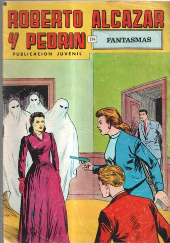 Roberto Alcazar y Pedrin color, numero 179: Fantasmas (numerado 1 en trasera) 