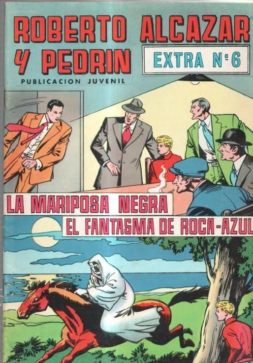 Roberto Alcazar y Pedrin color extra numero 06: La mariposa negra-el fantasma de roca azul