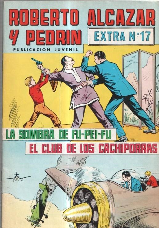 Roberto Alcazar y Pedrin color extra numero 17: La sombra de Fu Pei Fu-El club de los cachiporras