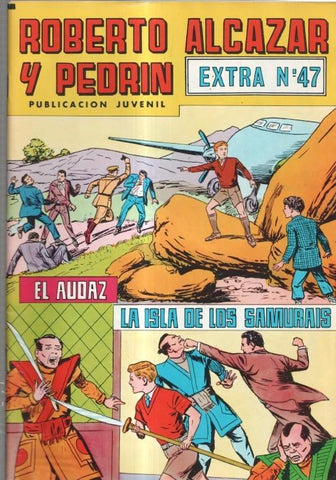 Roberto Alcazar y Pedrin color extra numero 47: El audaz-La isla de los samurais