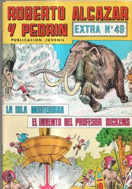 Roberto Alcazar y Pedrin color extra numero 49: La isla misteriosa-El invento del profesor Dickens