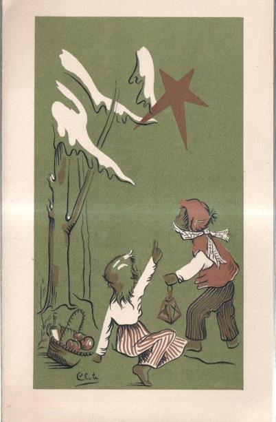 Felicitacion Navidad 1965 empresa Juan Simo, peluquero, Barcelona