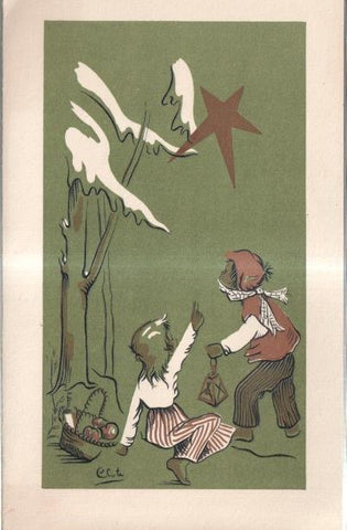 Felicitacion Navidad 1965 empresa Juan Simo, peluquero, Barcelona