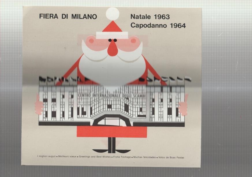 Felicitacion Navidad 1963 empesa Fiera di Milano