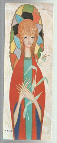 Felicitacion Navidad 1965 empresa Bellaubi
