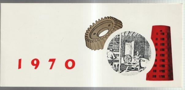 Felicitacion Navidad  1970 empresa Auplintex , Barcelona