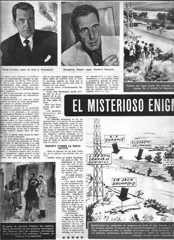 LAMINA 30358: Humphrey Bogart y Frank Lovejoy