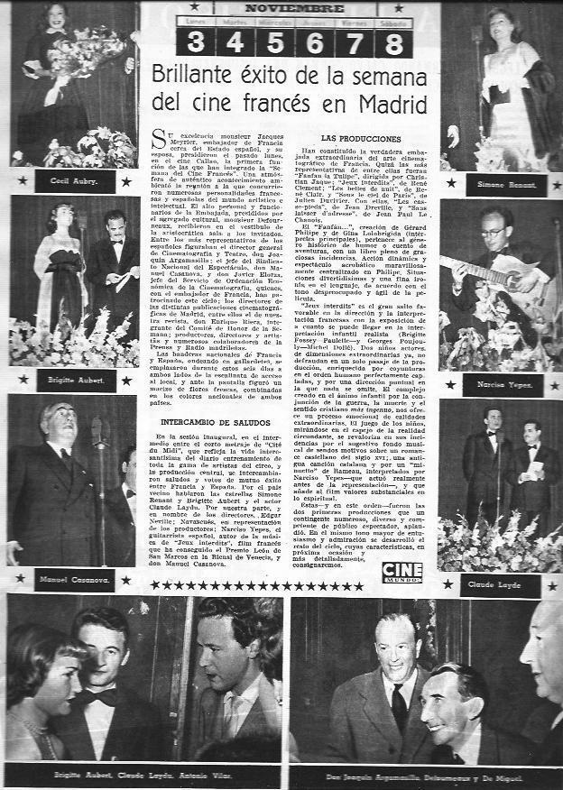 LAMINA 30357: Cine de Francia en Madrid