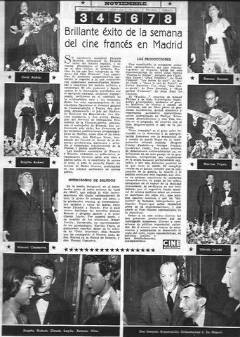 LAMINA 30357: Cine de Francia en Madrid