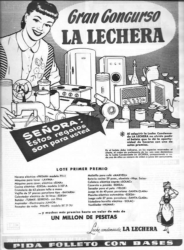 LAMINA 30354: Publicidad de leche condensada La Lechera