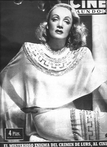 LAMINA 30353: Portada con Marlene Dietrich