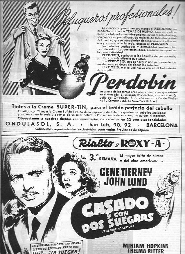 LAMINA 30383: Publicidad de Perdolin y Casado y con dos suegras