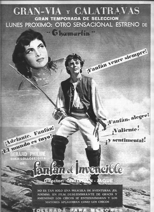 LAMINA 30381: Anuncio de Fanfan el Terrible