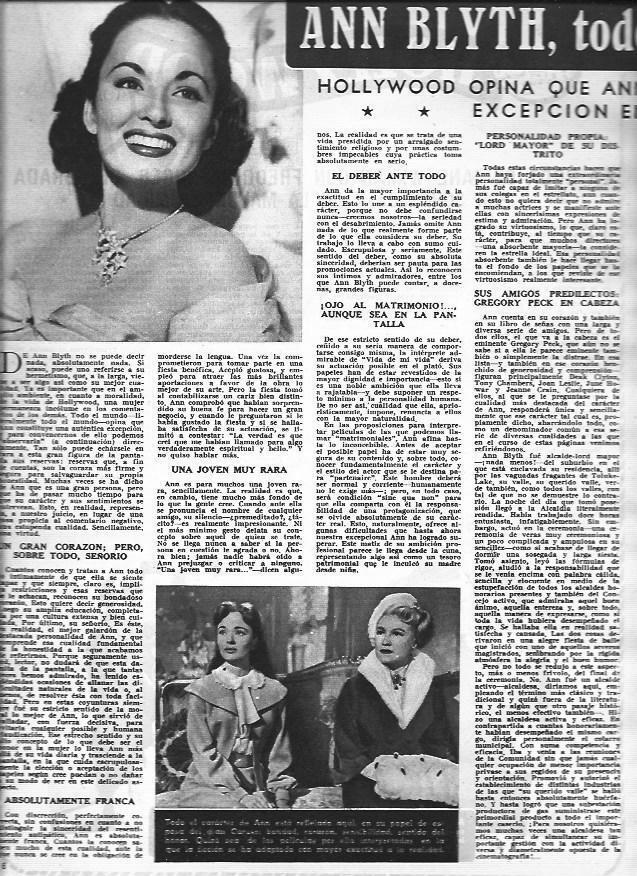 LAMINA 30379: Ann Blyth en El gran Caruso