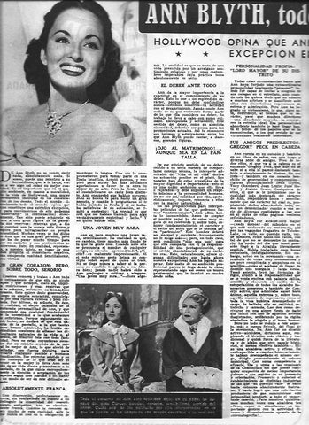 LAMINA 30379: Ann Blyth en El gran Caruso