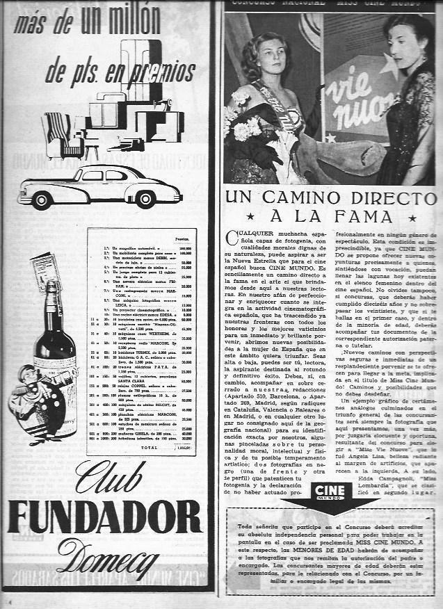 LAMINA 30378: Publicidad de Club Fundador Domecq