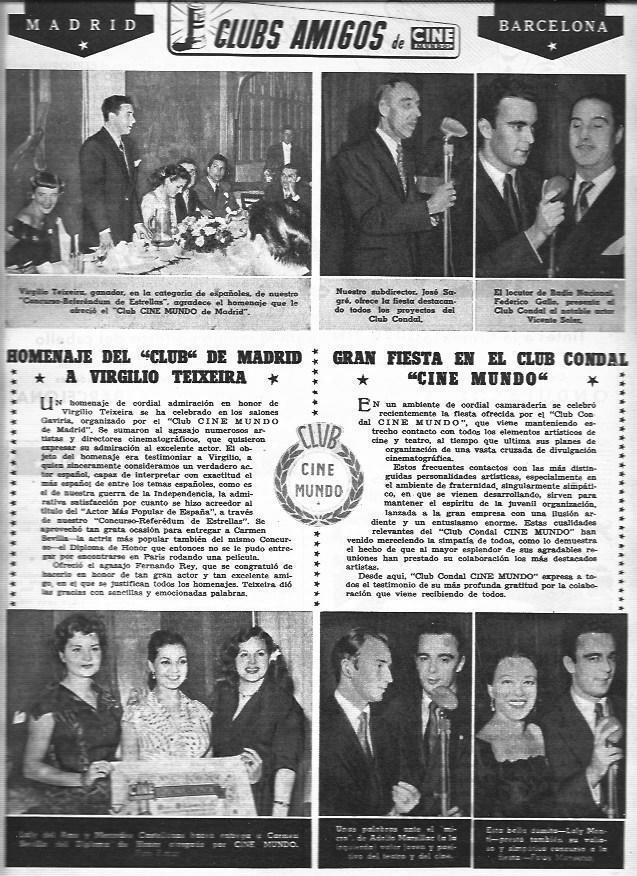 LAMINA 30327: Homenaje a Virgilio Teixera y fiesta en el Club Condal