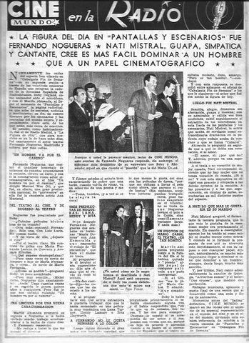 LAMINA 30326: Nati  Mistral y Fernando Nogueras