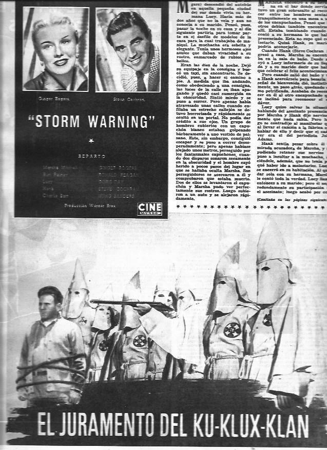 LAMINA 30323: Ginger Rogers en Storm Warning