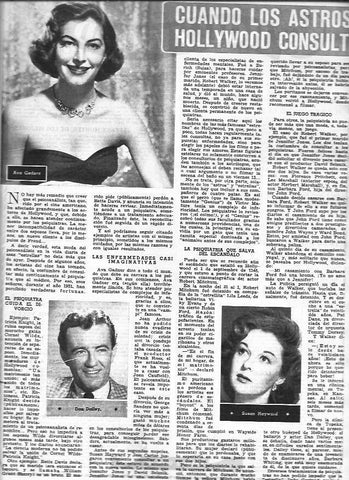 LAMINA 30345: Ava Gardner, Dan Dailey y Susan Hayward