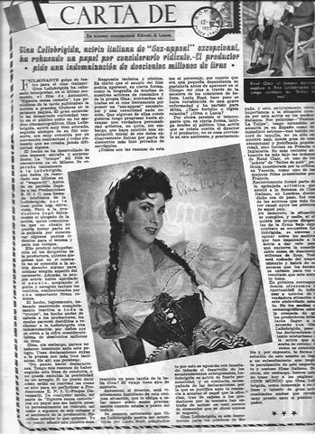 LAMINA 30342: Gina Lollobrigida